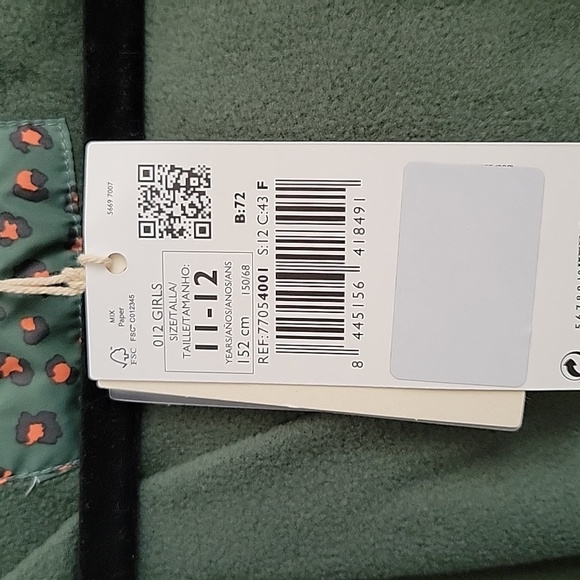 MNG KIDS Quilted long coat green - Picture 6 of 8